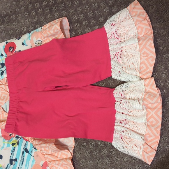 Peaches & Cream Girls Matching Set - size 6 - Picture 6 of 7